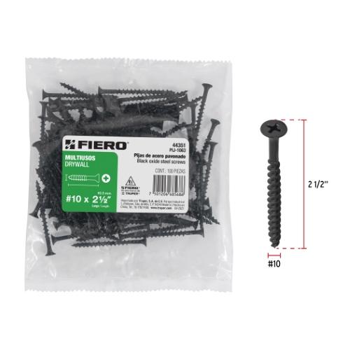 PIJA MULTIUSOS 10X21/2 CAJA C/100PZ FIER