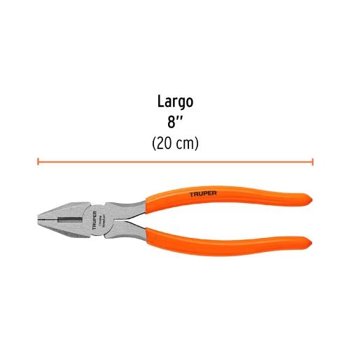 PINZA DE ELECTRICISTA 8 TRUPER
