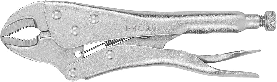 PINZA DE PRESION 5 MORDAZA CURVA PRETUL