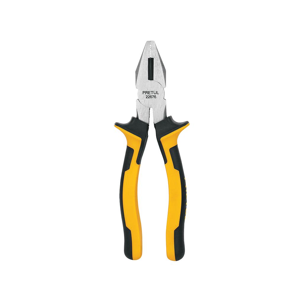 PINZA ELECTRICISTA 8 COMFORT GRIP PRETU