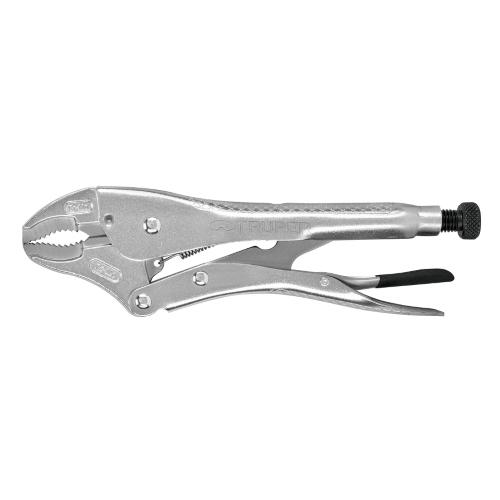PINZA DE PRESION 10" MORDAZA CURVA TRUPER