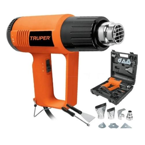 PISTOLA DE CALOR 2000 W CON 9 ACCESORIOS TRUPER PRO