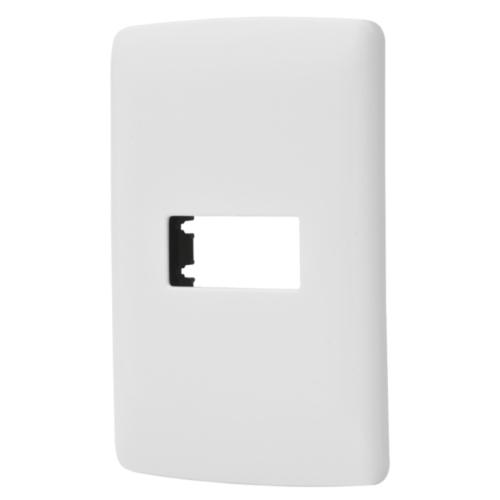 PLACA 1 MODULO DE ABS LINEA ITALIANA COLOR BLANCO VOLTECK