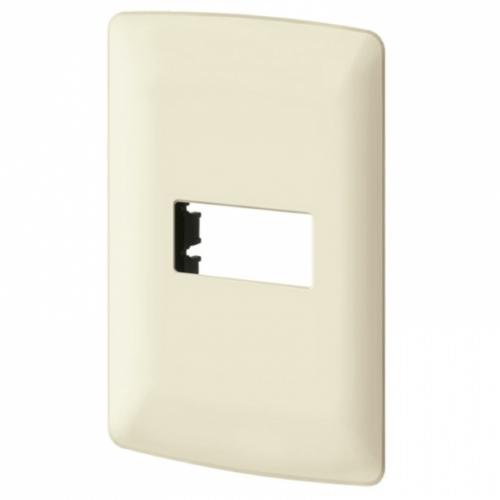 PLACA 1 MODULO MARFIL ITALIANA VOLTECK