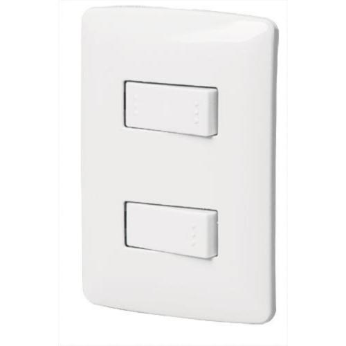 PLACA C/1 APAGADO SENCI Y 1 3 VIAS BLANC