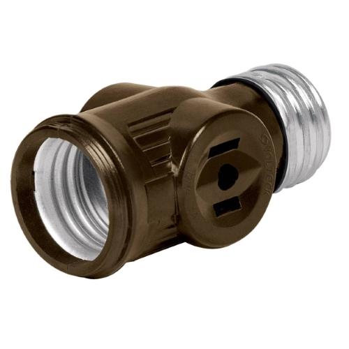 PORTALAMPARA DE BAQUELITA DOBLE CONTACTO VOLTECK