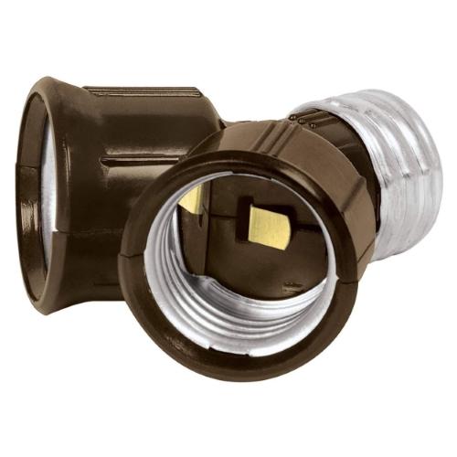 PORTALAMPARA DOBLE ENTRADA VOLTECH