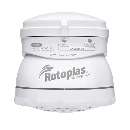 REGADERA ELECTRICA ECODUCHA 3 TEMPERATURAS 5 000 W ROTOPLAS