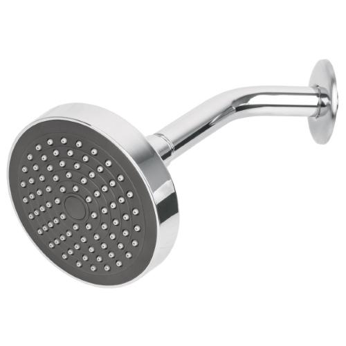 REGADERA REDONDA DE 4-1/4" CON BRAZO Y CHAPETON DE ACERO FOSET BASIC