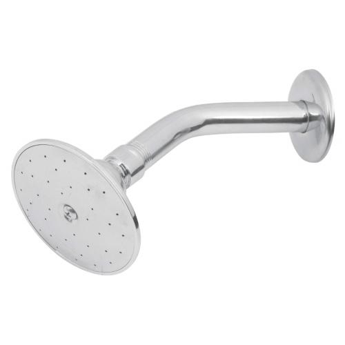 REGADERA REDONDA DE 3-1/2" METALICA CON BRAZO Y CHAPETON CROMO FOSET