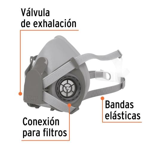 RESPIRADOR PROFESIONAL S/CARTUCHO TRUPER
