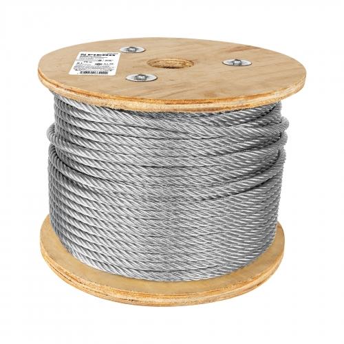 ROLLO DE  75M CABLE DE ACERO FLEX 3/8 7X19H FIERO