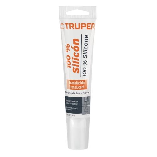 SELLADOR TRANSPARENTE 100 % SILICON DE 85 g TRUPER