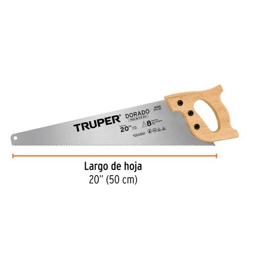 SERRUCHO 20" DORADO 8 DPP TRUPER