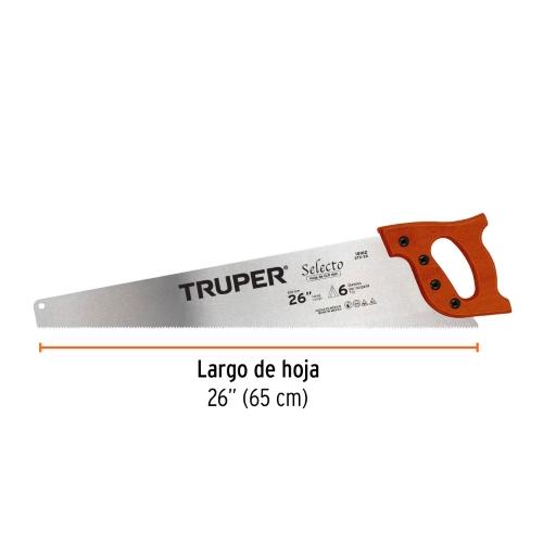 SERRUCHO 26" SELECTO 6 DPP TRUPER
