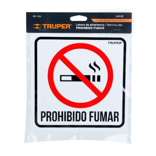 SEÑALAMIENTO PROHIBIDO FUMAR TRUPER