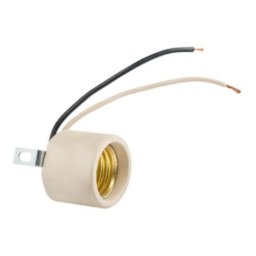 PORTALAMPARA DE PORCELANA CON CABLE LATERAL IUSA