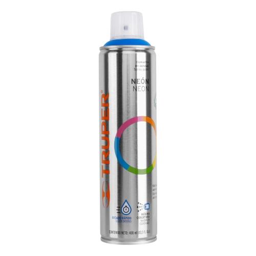 PINTURA EN AEROSOL AZUL NEON BOTE ESBELTO 400 ml