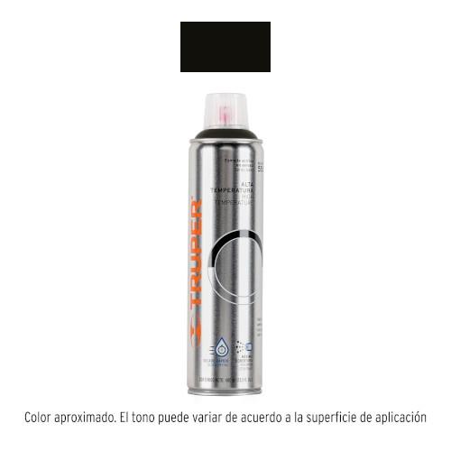 PINTURA EN AEROSOL ALTA TEMPERATURA BOTE ESBELTO NEGRO 400 ml