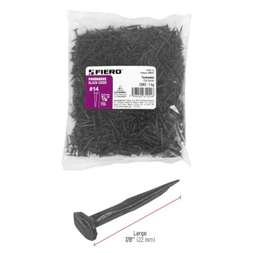 BOLSA CON 1 kg DE TACHUELA PAVONADA #14 FIERO