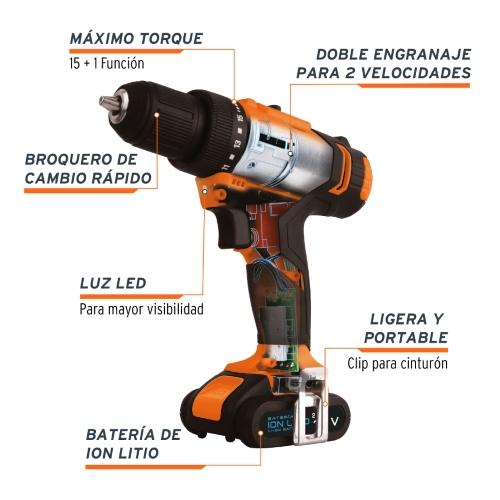 TALADRO INALAMBRICO 12V 3/8 40W TRUPER