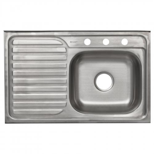 TARJA DE SOBREPONER 80X50CM FOSET ESCURRIDOR IZQUIERDO