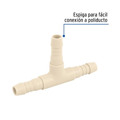 TEE INSERCION 1/2 POLIPROPILENO FOSET