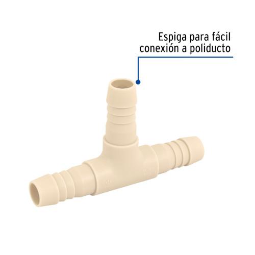 TEE INSERCION 3/4 POLIPROPILENO FOSET