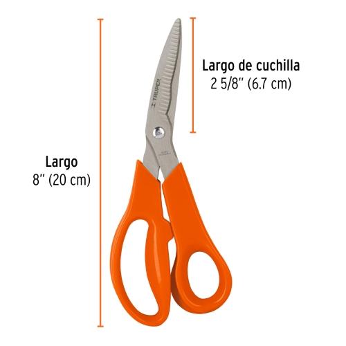 TIJERA MULTIUSOS 8 DENTADA TRUPER