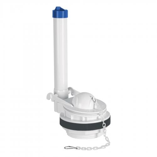 VALVULA DE DESCARGA DE 3" PARA WC DE 2 pzas. CADENA PLASTICA FOSET