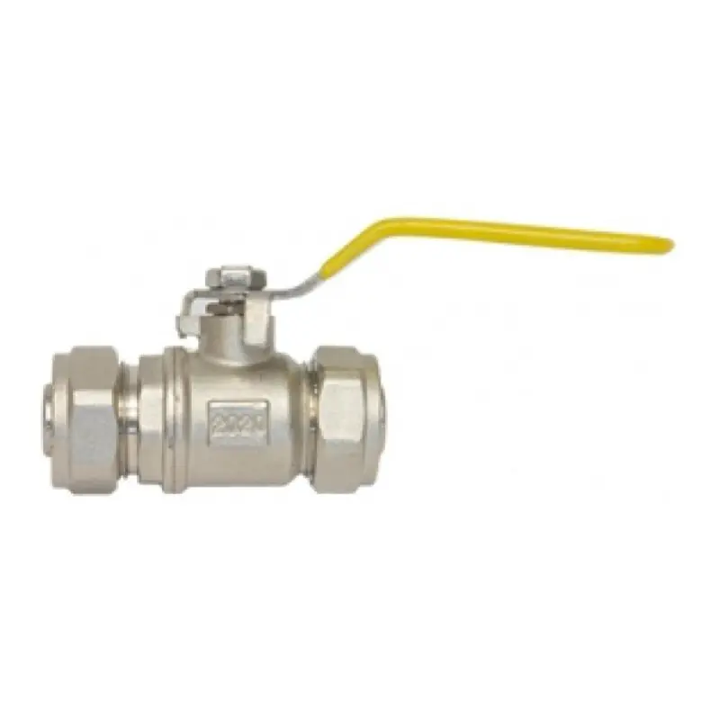 VALVULA DE PASO DE 1/2 TUERCA COMPRESION POR 1/2 TUERCA COMPRESION COFLEX