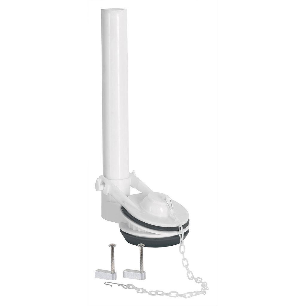 VALVULA DE DESCARGA 2 Plg. PARA WC DE 1PIEZA CADENA INOXIDABLE FOSET
