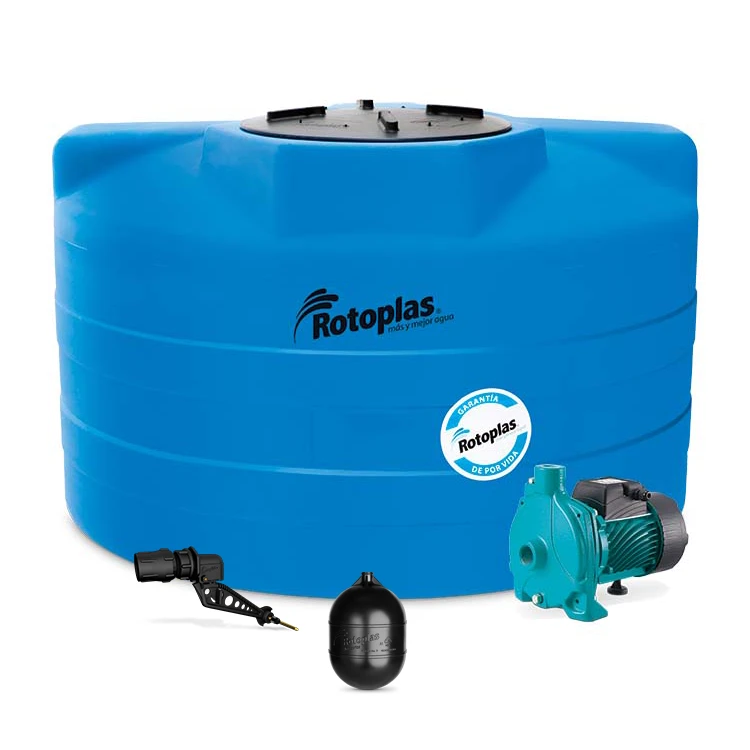 CISTERNA DE 1200 LTS C/BOMBA CENTRIFUGA ROTOPLAS