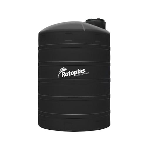 TANQUE VERTICAL ESTANDAR DE 10 000 L NEGRO  ROTOPLAS