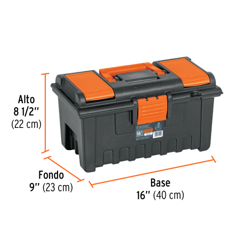 CAJA PARA HERRAMIENTA DE 16 CON COMPARTIMENTOS, TRUPER