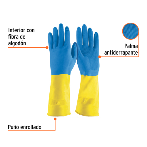 GUANTE LÁTEX/NEOPRENO PARA LIMPIEZA CHICO TRUPER