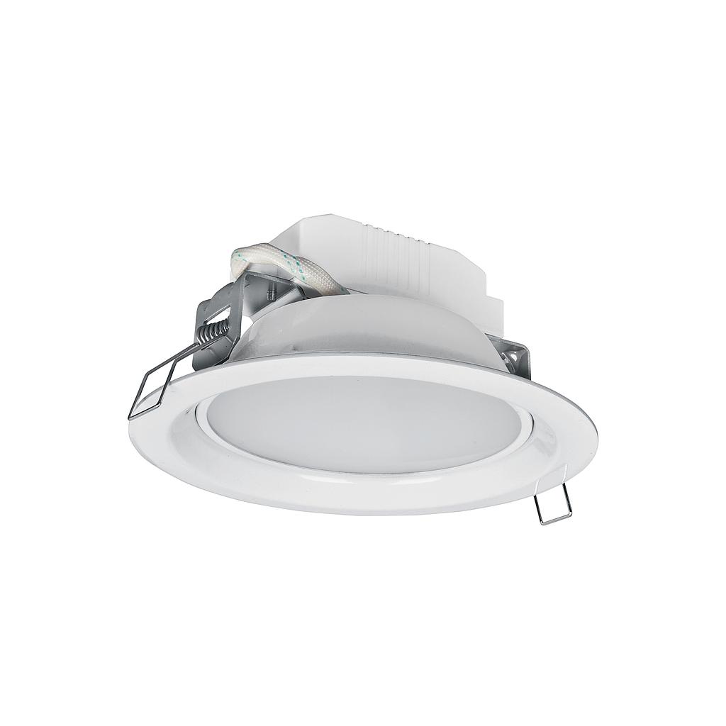 LUMINARIO LED EMPOTRABLE 7W  REDONDO LUZ DE DIA BASIC VOLTECK