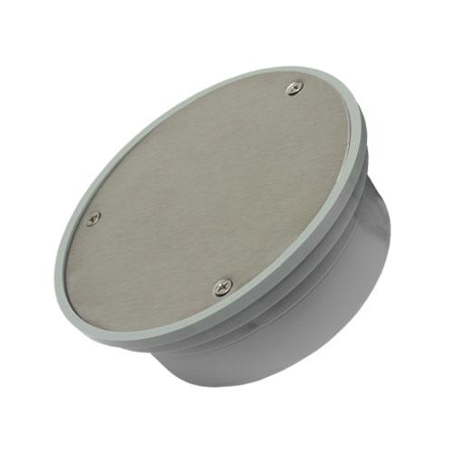 TAPA PARA TUBERIA CON REJILLA CIEGA DE ACERO INOXIDABLE PARA TUBO DE 4" COFLEX