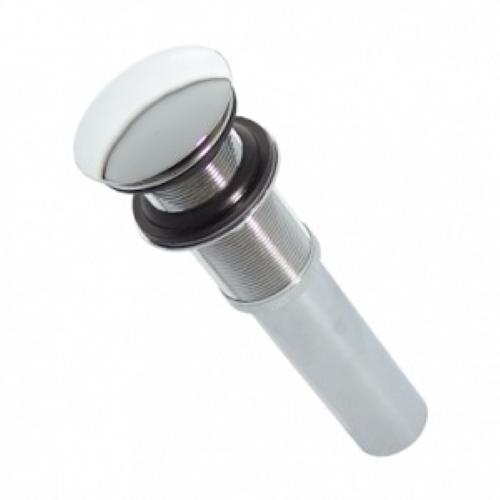 CONTRA CON TAPON PUSH SIN REBOSADERO DE LATON CROMADO PARA LAVABO COFLEX