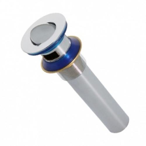 CONTRA CON REBOSADERO Y TAPON GIRATORIO DE LATON CROMADO PARA LAVABO COFLEX