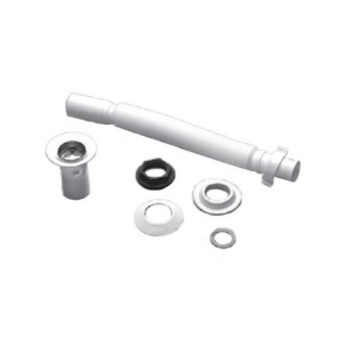 CESPOL PARA LAVABO CON CONTRA CANASTA 29291 FLEXIBLE Y EXTENSIBLE CROMO METALFLU