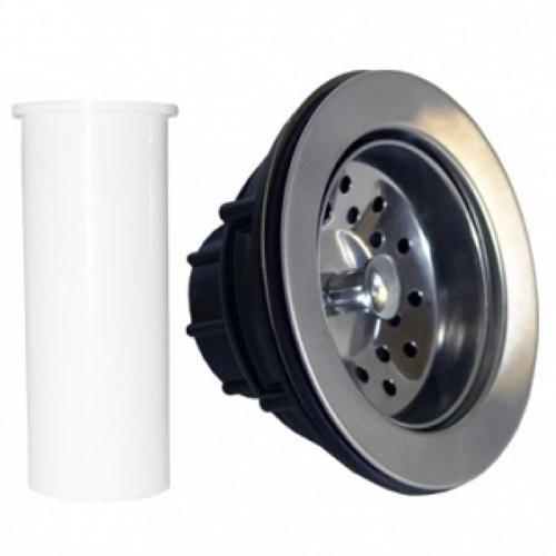 CONTRACANASTA DE ACERO INOXIDABLE CON TUBO DE PLASTICO PARA FREGADERO COFLEX