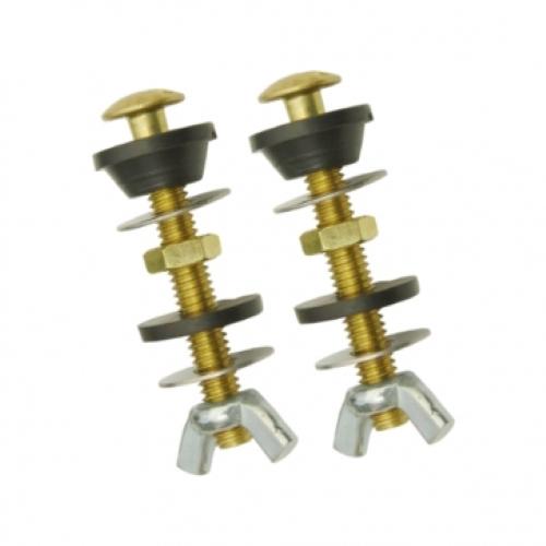 TORNILLO PARA TANQUE Y TAZA DE LATON  2-1/2" COFLEX