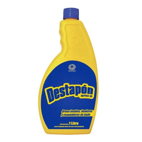 DESTAPON 1 L PARA LAVABOS  INODOROS  RESUMIDEROS  SOLPRAC