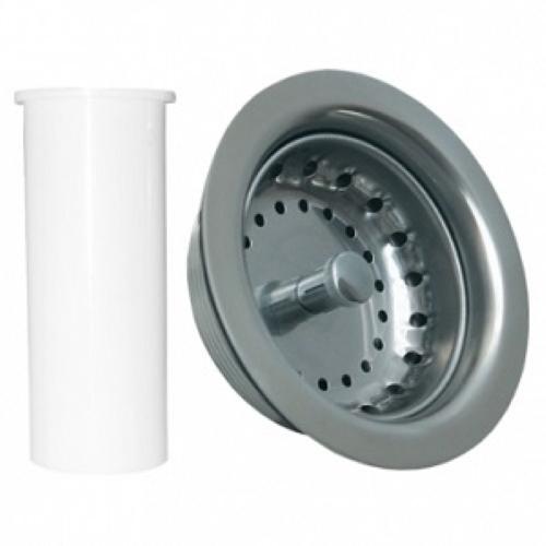 CONTRACANASTA ACERO INOXIDABLECON TUBO DE PLASTICO PARA FREGADERO COFLEX