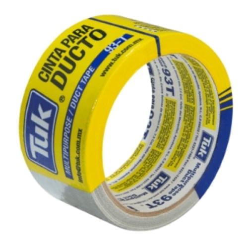 CINTA PARA DUCTO 48 mm X 50 m GRIS  93T TUK