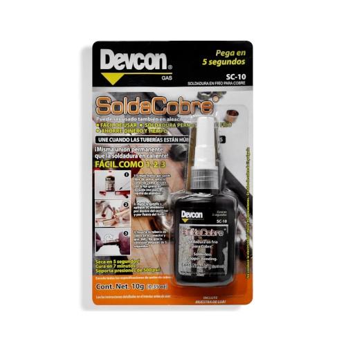 SOLDA COBRE 10 g SC-10 DEVCON SOLDADURA EN FRIO PARA COBRE