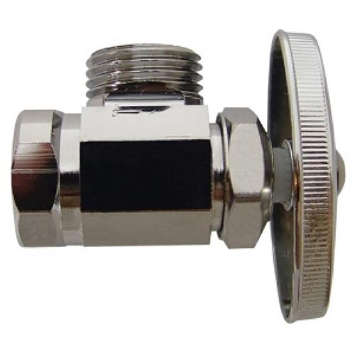 LLAVE ANGULAR TRADICIONAL DE CONTROL DE AGUA DE 1/2" ROSCA INTERNA X 1/2" ROSCA MACHO COFLEX