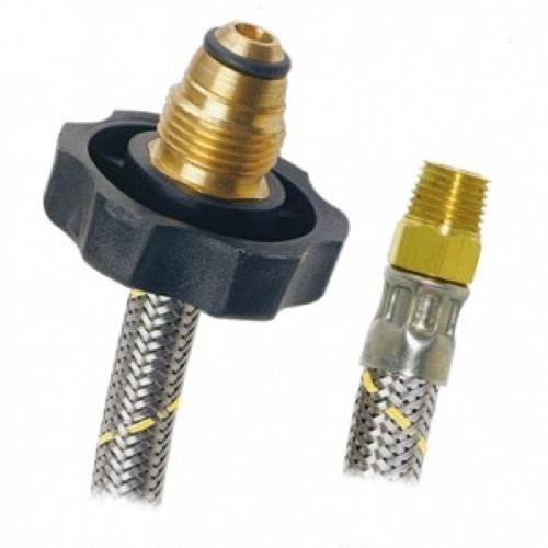 MANGUERA PIGTAIL DE ACERO INOXIDABLE PARA GAS 1 VIA 1/4" X 7/8" 35 cm COFLEX