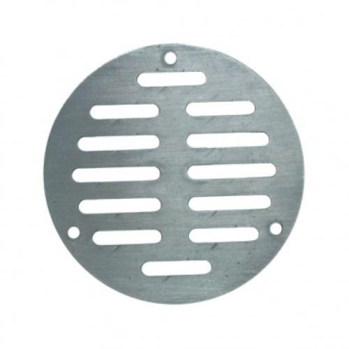 REJILLA REDONDA DE ACERO INOXIDABLE PARA COLADERA DE 4" COFLEX